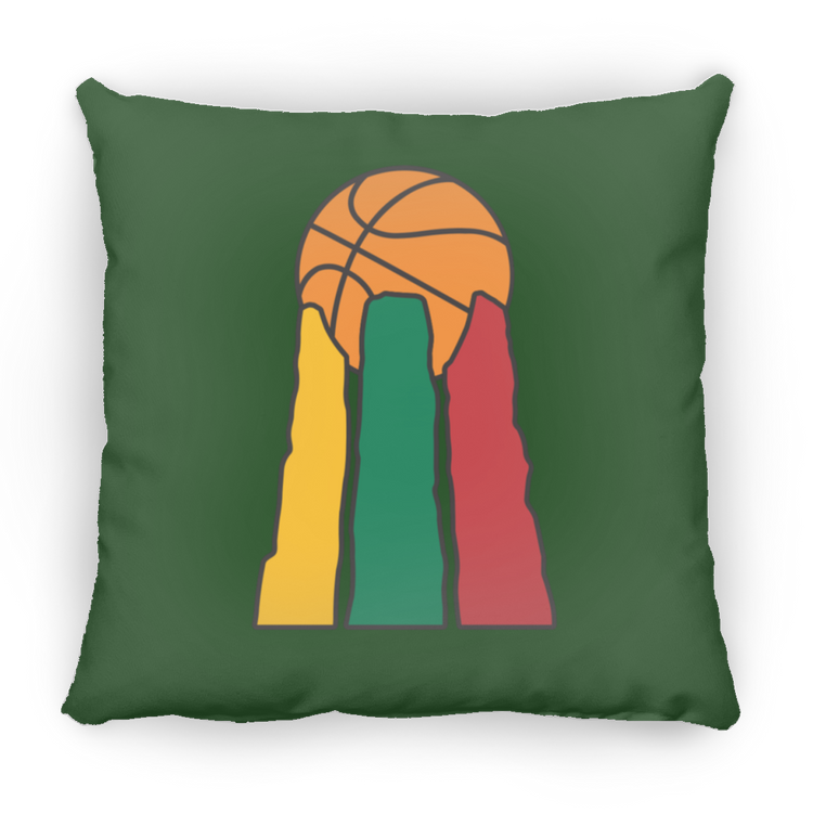 Lietuvos Krepsinio - Small Square Pillow - Lithuania Strong