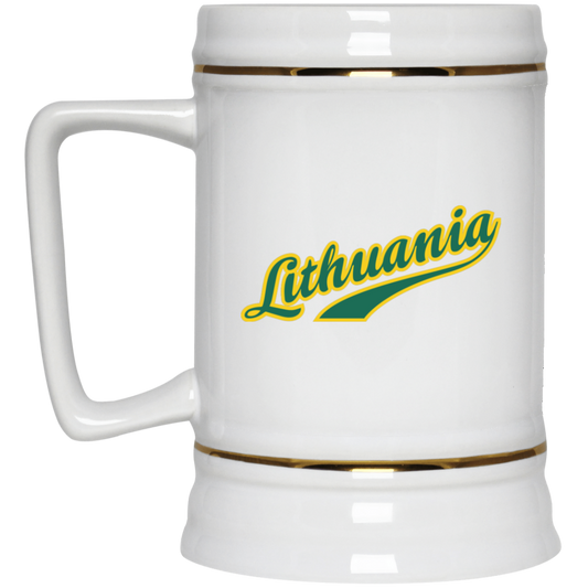 Lithuania - 22 oz. Ceramic Stein - Lithuania Strong