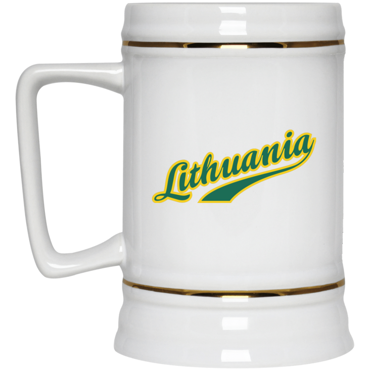 Lithuania - 22 oz. Ceramic Stein - Lithuania Strong