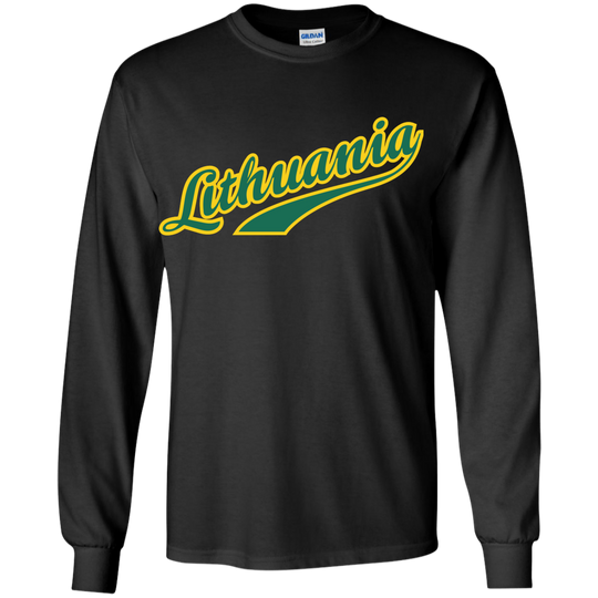 Lithuania - Boys Youth Classic Long Sleeve T-Shirt - Lithuania Strong