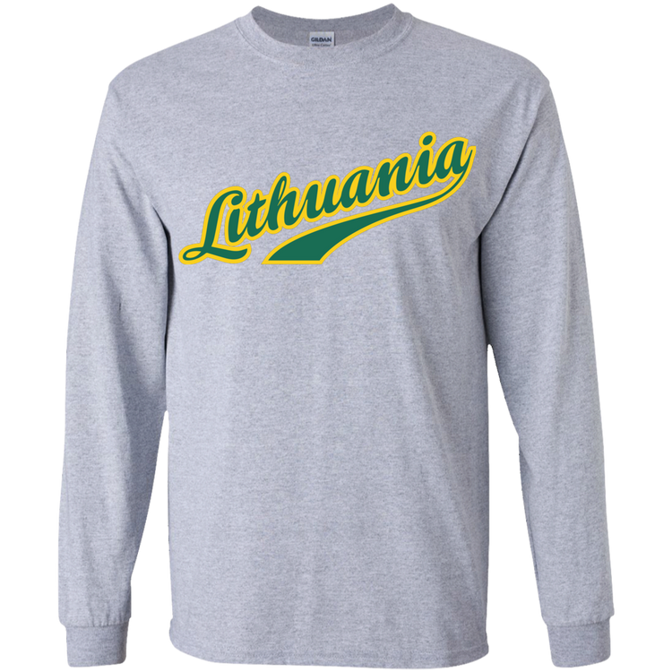 Lithuania - Boys Youth Classic Long Sleeve T-Shirt - Lithuania Strong