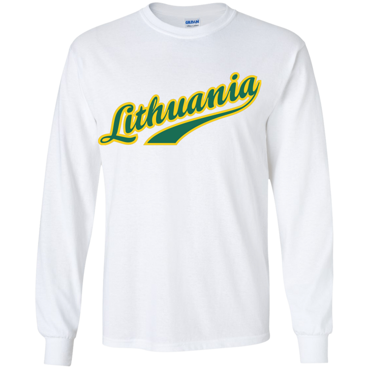 Lithuania - Boys Youth Classic Long Sleeve T-Shirt - Lithuania Strong