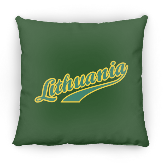 Lithuania - Large Square Pillow - Lithuania Strong