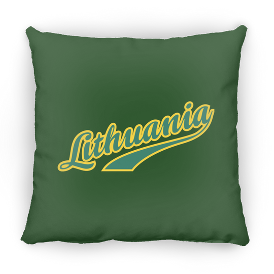 Lithuania - Large Square Pillow - Lithuania Strong