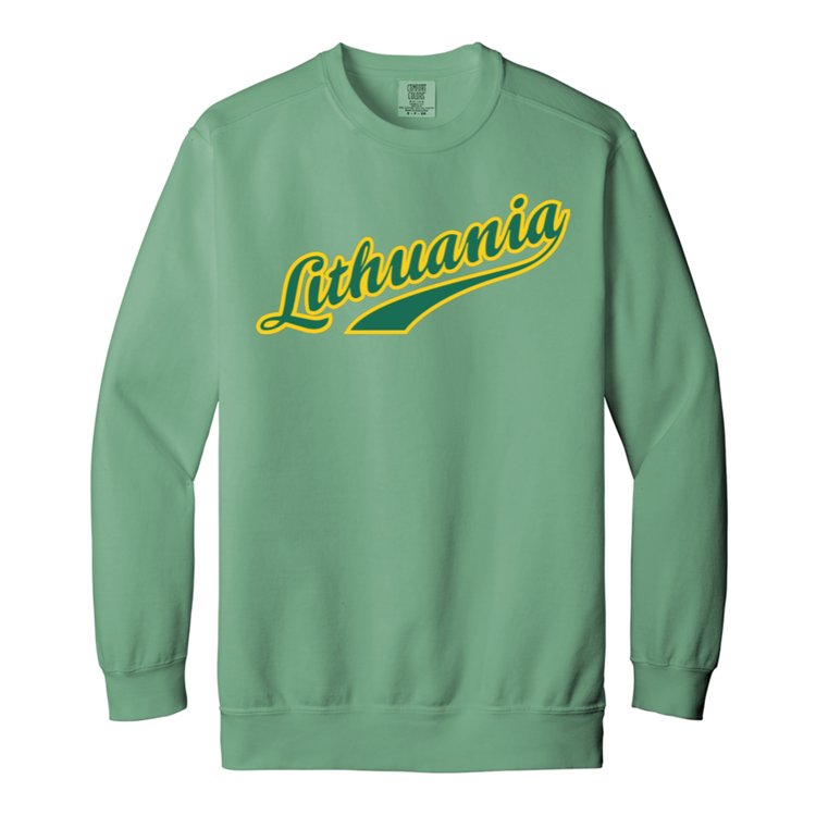 Lithuania - MenWomen Unisex Soft-Washed Crewneck Sweatshirt - Lithuania Strong