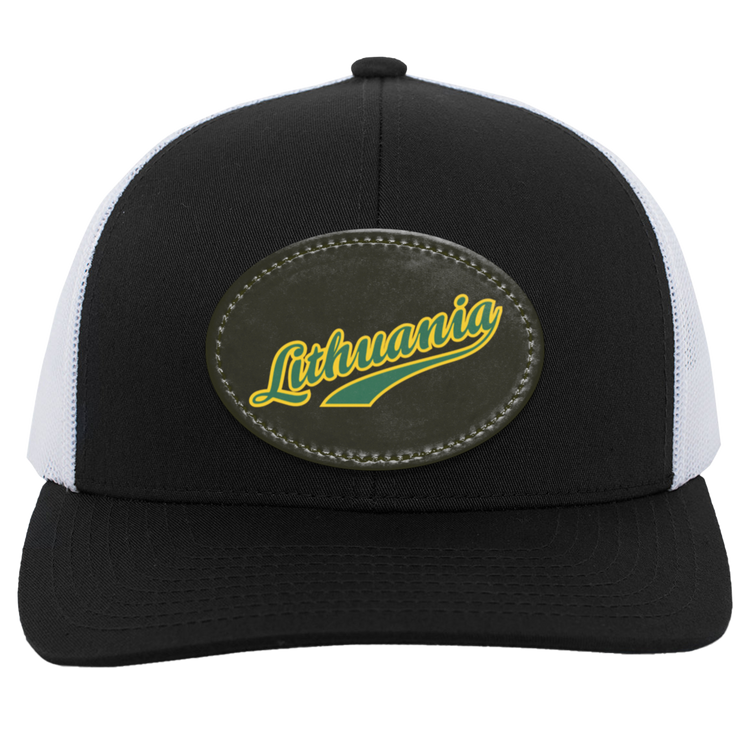 Lithuania - Trucker Snap Back - Oval Patch - Lithuania Strong