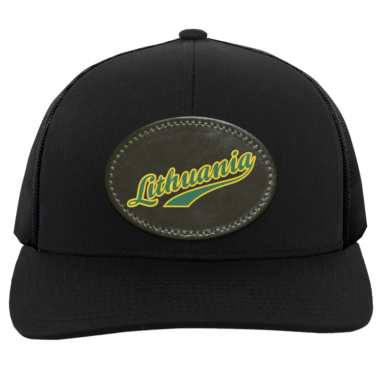 Lithuania - Trucker Snap Back - Oval Patch - Lithuania Strong