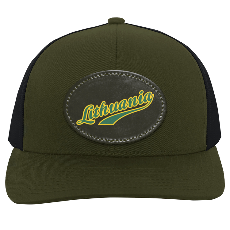 Lithuania - Trucker Snap Back - Oval Patch - Lithuania Strong