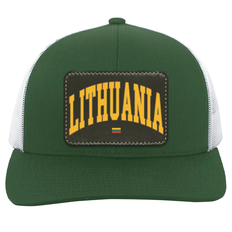 Lithuania - Trucker Snap Back - Rectangle Patch - Lithuania Strong