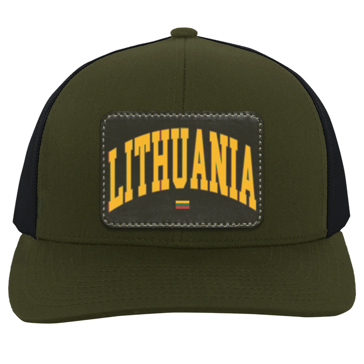 Lithuania - Trucker Snap Back - Rectangle Patch - Lithuania Strong