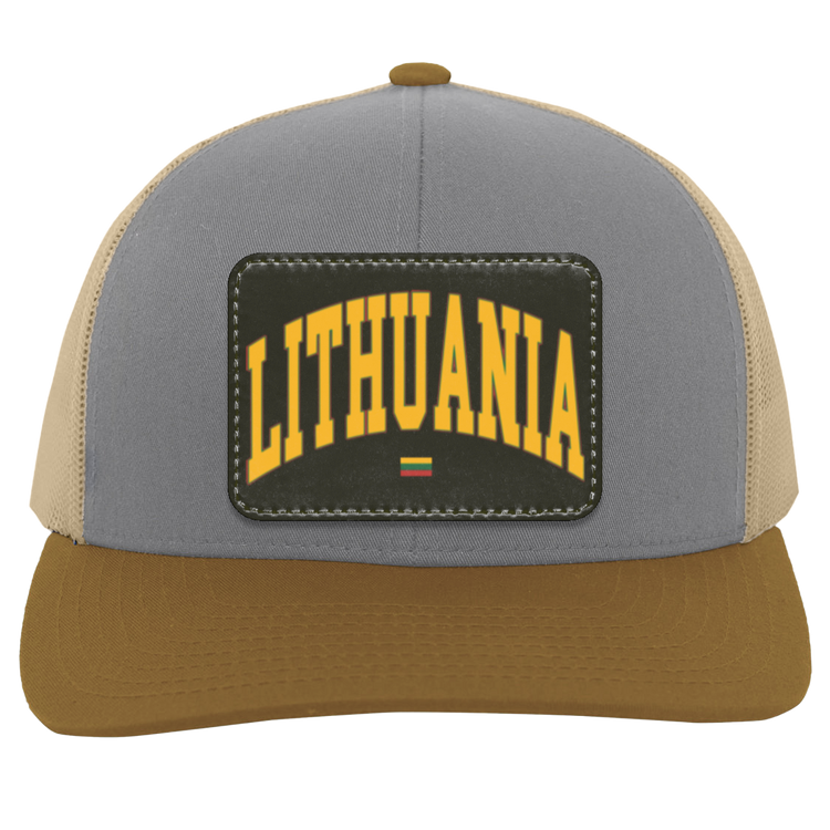 Lithuania - Trucker Snap Back - Rectangle Patch - Lithuania Strong