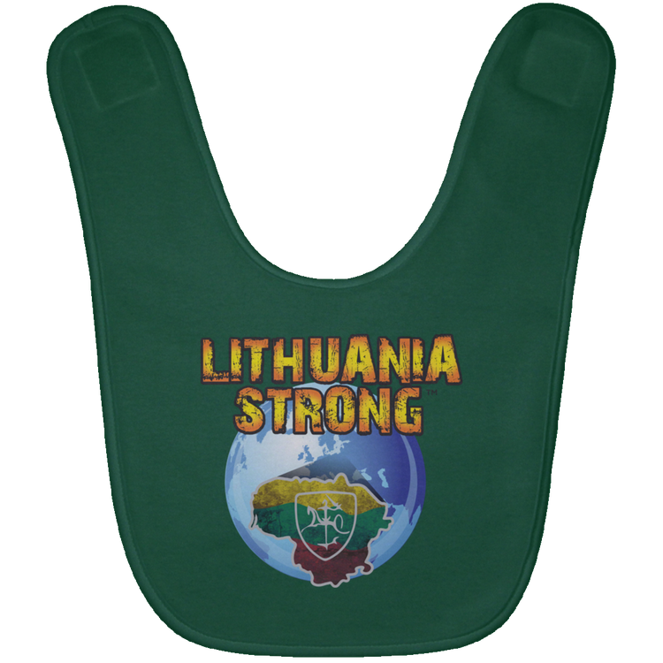 Lithuania Strong - BABYBIB Baby Bib - Lithuania Strong