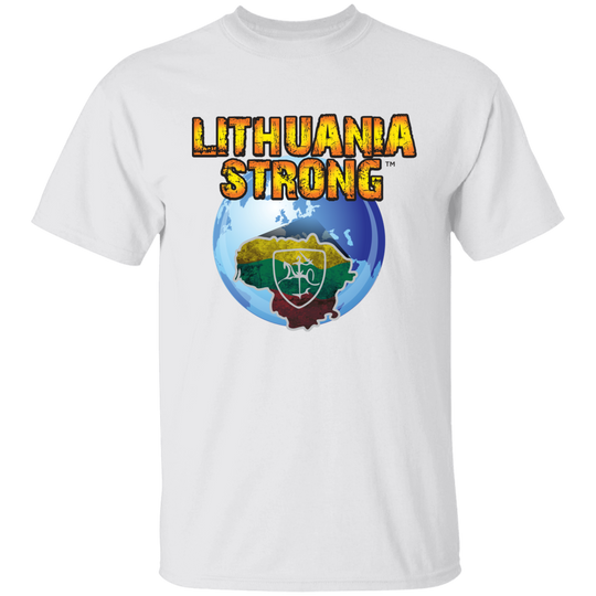 Lithuania Strong - BoysGirls Youth Classic Short Sleeve T-Shirt - Lithuania Strong