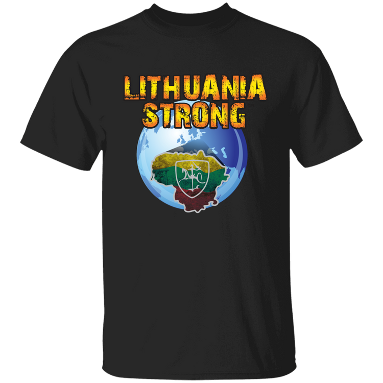 Lithuania Strong - BoysGirls Youth Classic Short Sleeve T-Shirt - Lithuania Strong