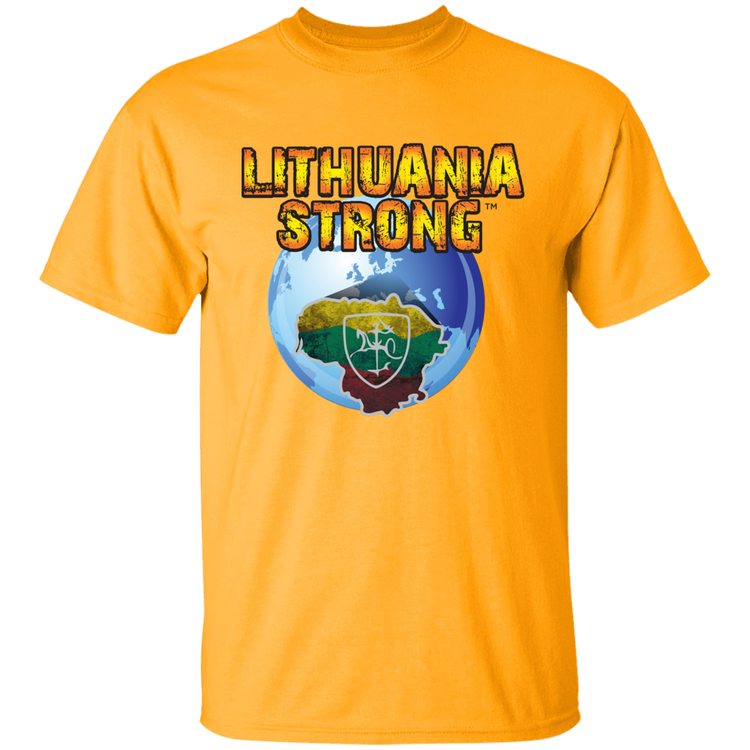 Lithuania Strong - BoysGirls Youth Classic Short Sleeve T-Shirt - Lithuania Strong