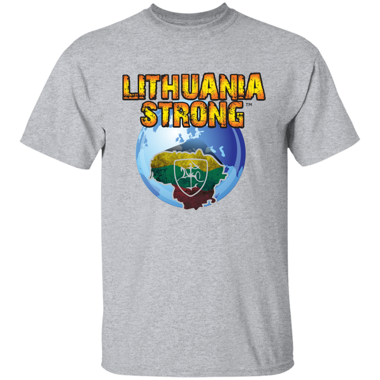Lithuania Strong - BoysGirls Youth Classic Short Sleeve T-Shirt - Lithuania Strong