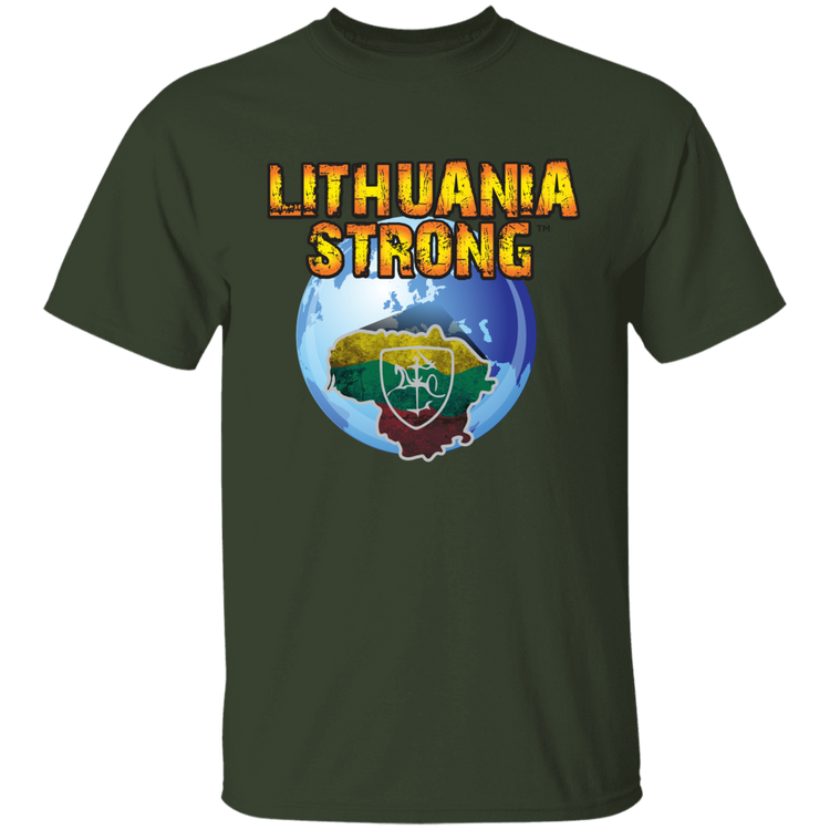 Lithuania Strong - BoysGirls Youth Classic Short Sleeve T-Shirt - Lithuania Strong
