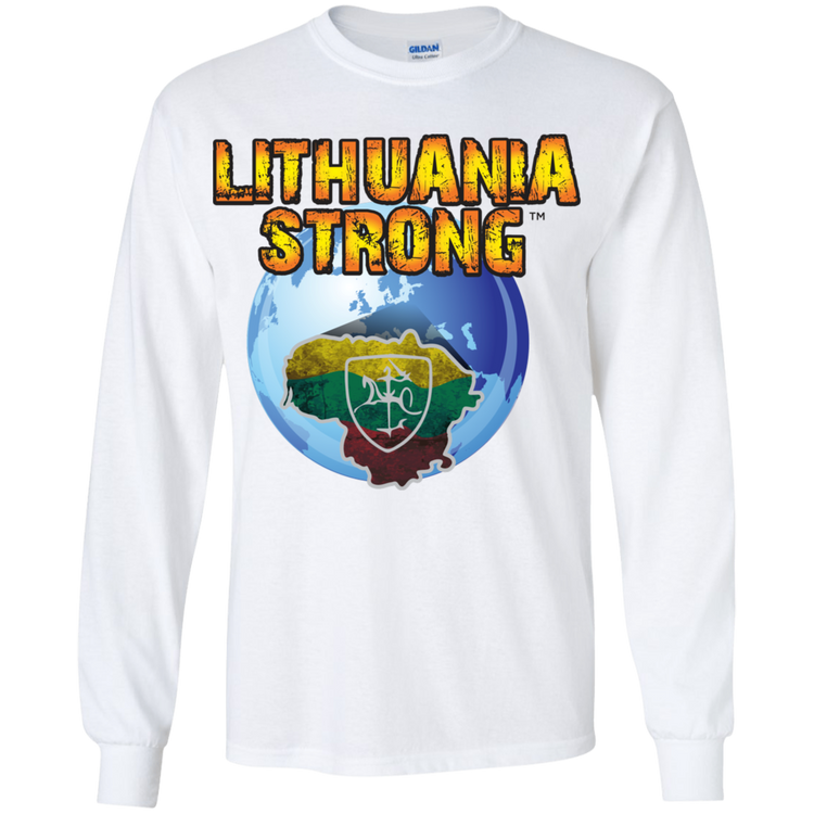 Lithuania Strong - Boys Youth Classic Long Sleeve T-Shirt - Lithuania Strong