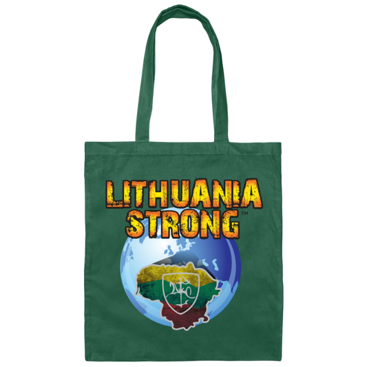 Lithuania Strong - Canvas Tote Bag - Lithuania Strong