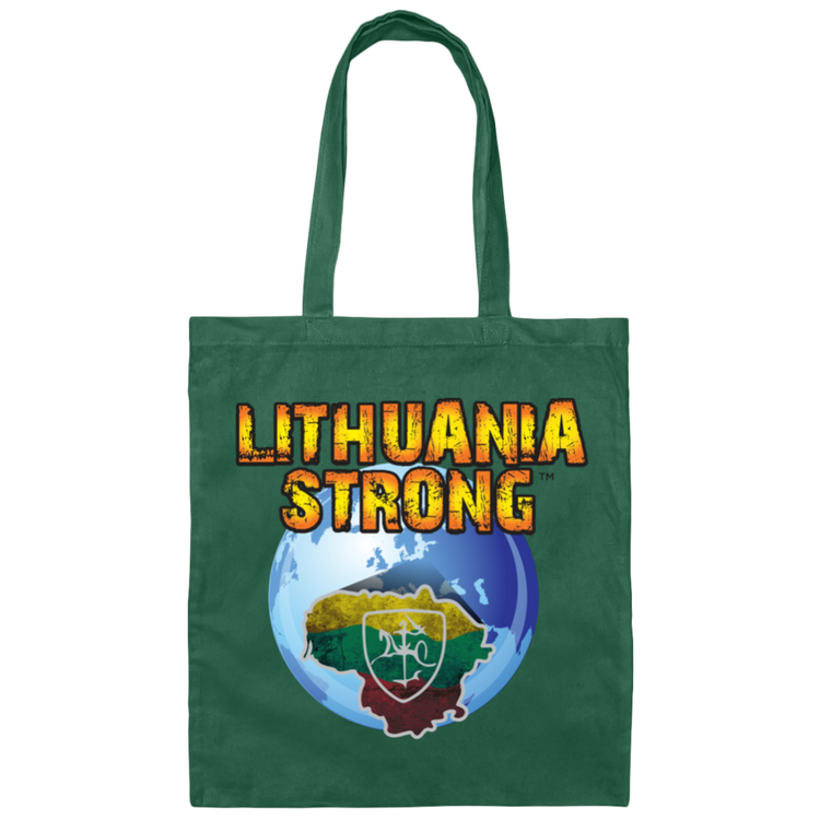 Lithuania Strong - Canvas Tote Bag - Lithuania Strong