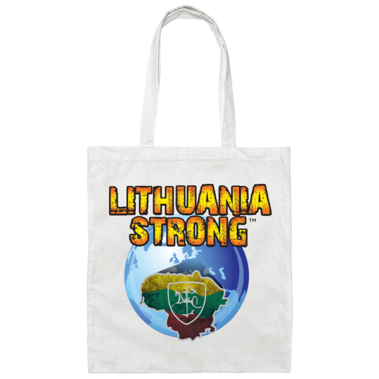 Lithuania Strong - Canvas Tote Bag - Lithuania Strong