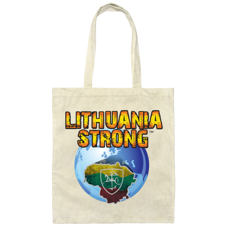 Lithuania Strong - Canvas Tote Bag - Lithuania Strong