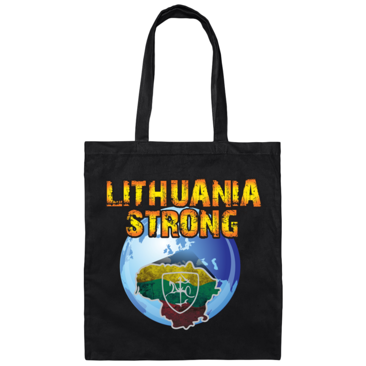 Lithuania Strong - Canvas Tote Bag - Lithuania Strong