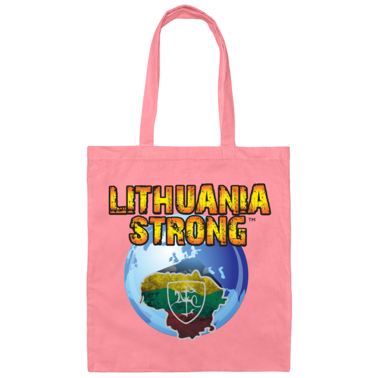 Lithuania Strong - Canvas Tote Bag - Lithuania Strong