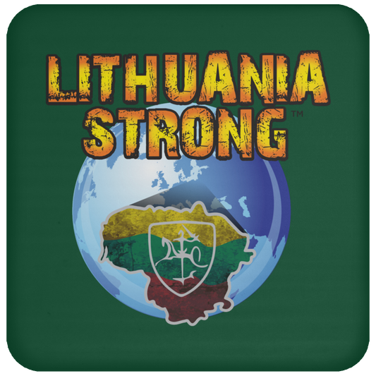 Lithuania Strong - High Gloss Coaster - Lithuania Strong