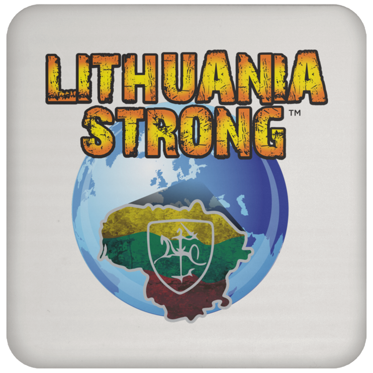 Lithuania Strong - High Gloss Coaster - Lithuania Strong