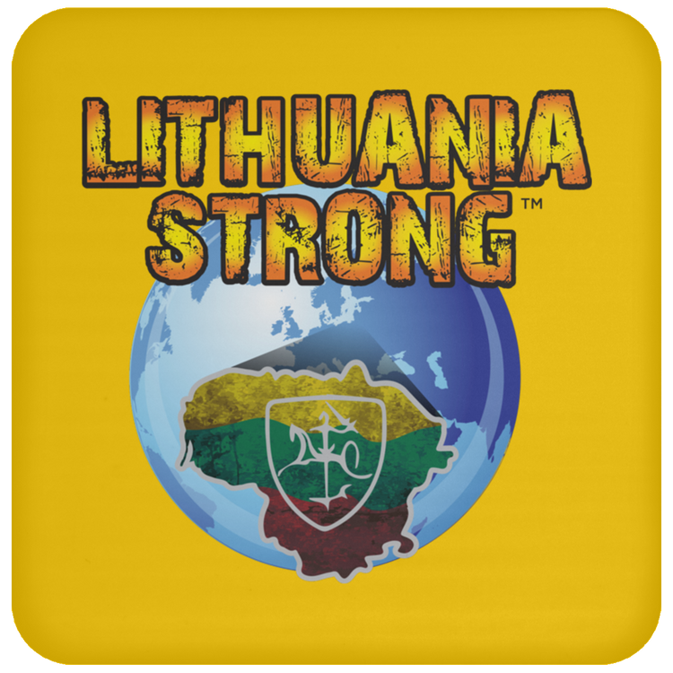 Lithuania Strong - High Gloss Coaster - Lithuania Strong