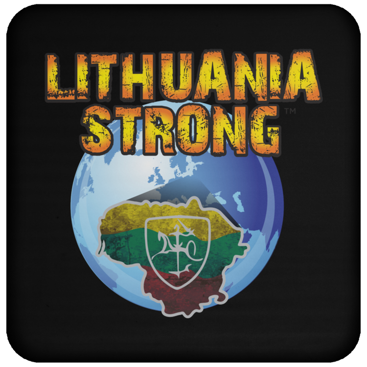 Lithuania Strong - High Gloss Coaster - Lithuania Strong