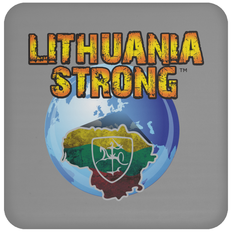 Lithuania Strong - High Gloss Coaster - Lithuania Strong