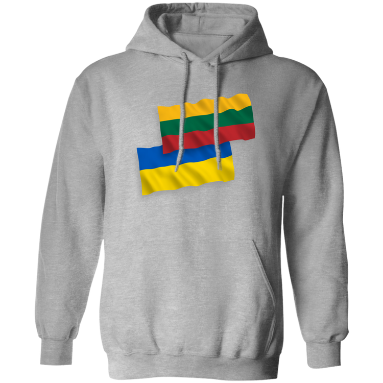 Lithuania Ukraine Flag - MenWomen Unisex Comfort Pullover Hoodie - Lithuania Strong