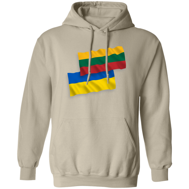 Lithuania Ukraine Flag - MenWomen Unisex Comfort Pullover Hoodie - Lithuania Strong