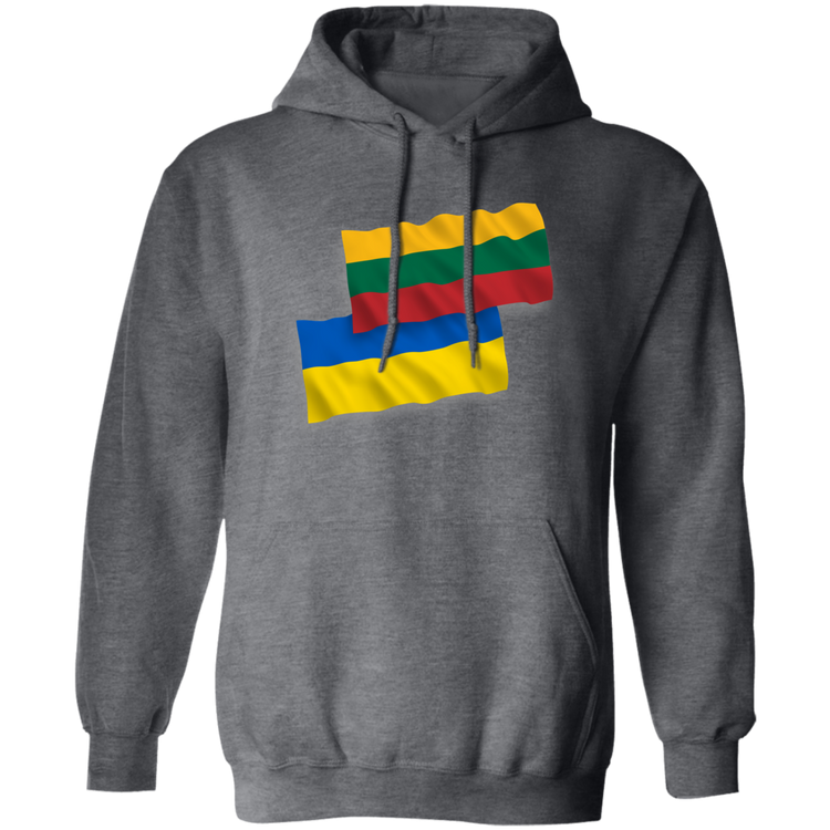 Lithuania Ukraine Flag - MenWomen Unisex Comfort Pullover Hoodie - Lithuania Strong