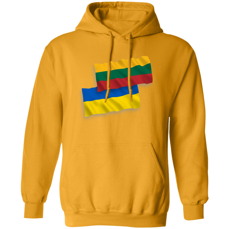 Lithuania Ukraine Flag - MenWomen Unisex Comfort Pullover Hoodie - Lithuania Strong
