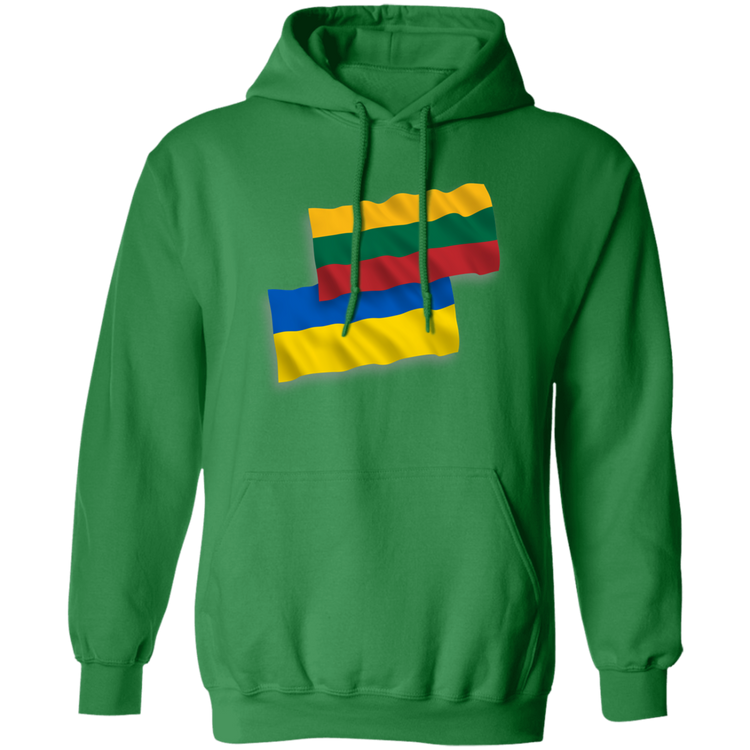 Lithuania Ukraine Flag - MenWomen Unisex Comfort Pullover Hoodie - Lithuania Strong