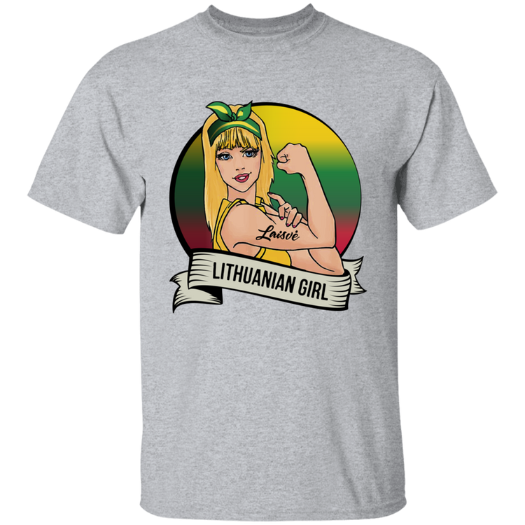 Lithuanian Girl - BoysGirls Youth Classic Short Sleeve T-Shirt - Lithuania Strong