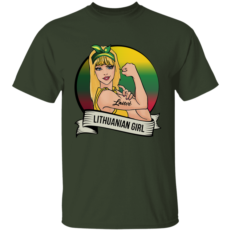 Lithuanian Girl - BoysGirls Youth Classic Short Sleeve T-Shirt - Lithuania Strong