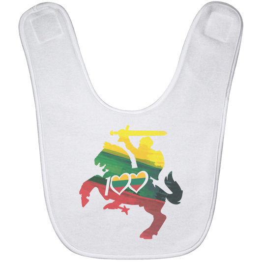 Lithuanian Knight 100 - BABYBIB Baby Bib - Lithuania Strong