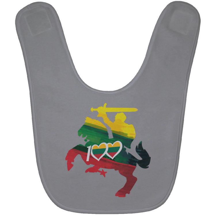 Lithuanian Knight 100 - BABYBIB Baby Bib - Lithuania Strong