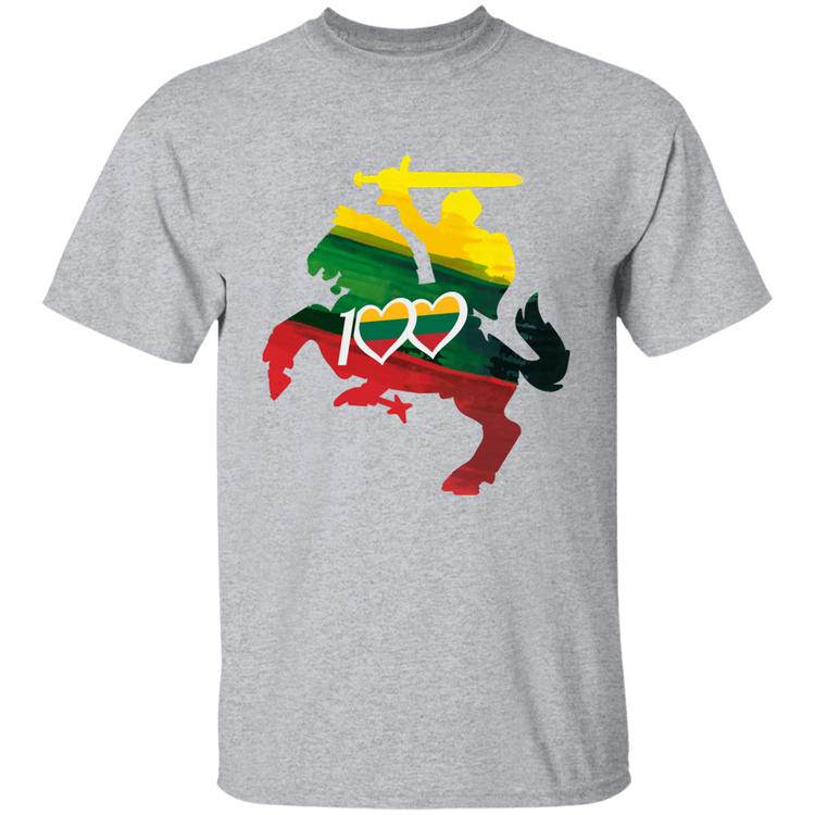 Lithuanian Knight 100 - BoysGirls Youth Classic Short Sleeve T-Shirt - Lithuania Strong
