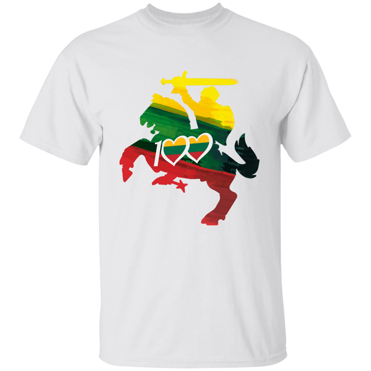 Lithuanian Knight 100 - BoysGirls Youth Classic Short Sleeve T-Shirt - Lithuania Strong