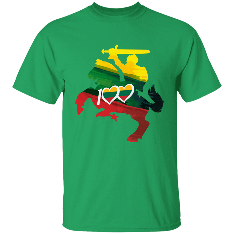 Lithuanian Knight 100 - BoysGirls Youth Classic Short Sleeve T-Shirt - Lithuania Strong