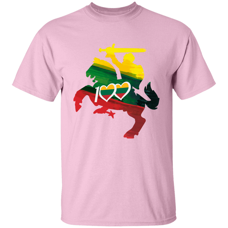 Lithuanian Knight 100 - BoysGirls Youth Classic Short Sleeve T-Shirt - Lithuania Strong