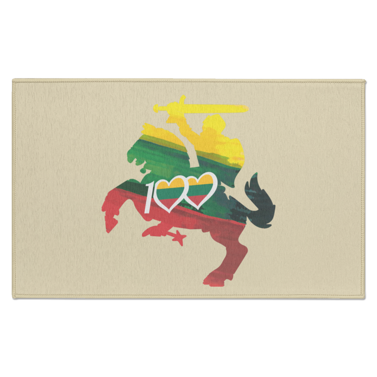 Lithuanian Knight 100 - Indoor Doormat - Lithuania Strong