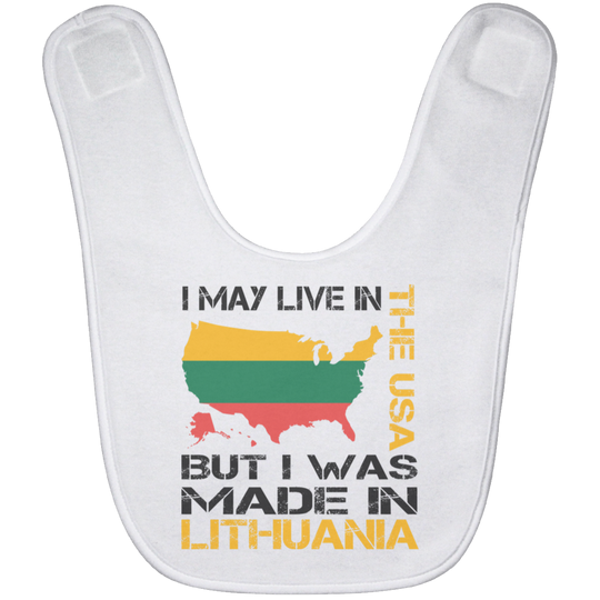 Made in Lithuania - BABYBIB Baby Bib - Lithuania Strong