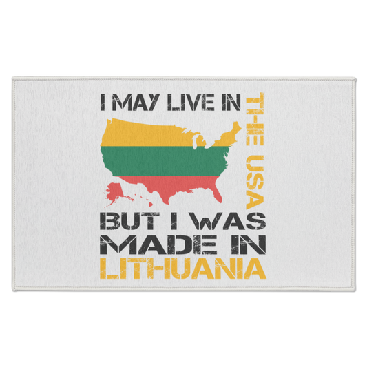 Made in Lithuania - Indoor Doormat - Lithuania Strong