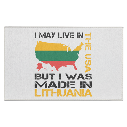 Made in Lithuania - Indoor Doormat - Lithuania Strong